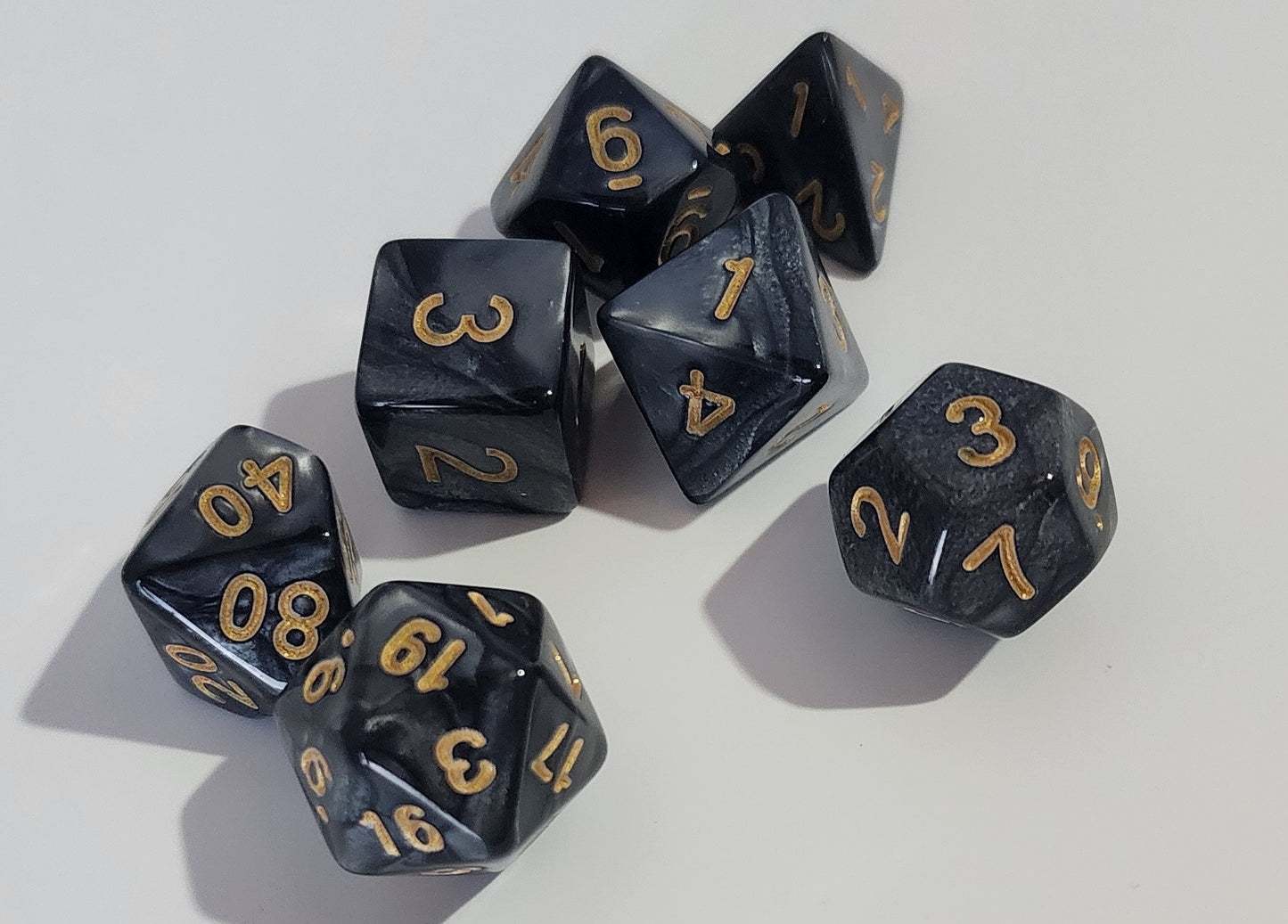 Shimmer Soot Dice Set