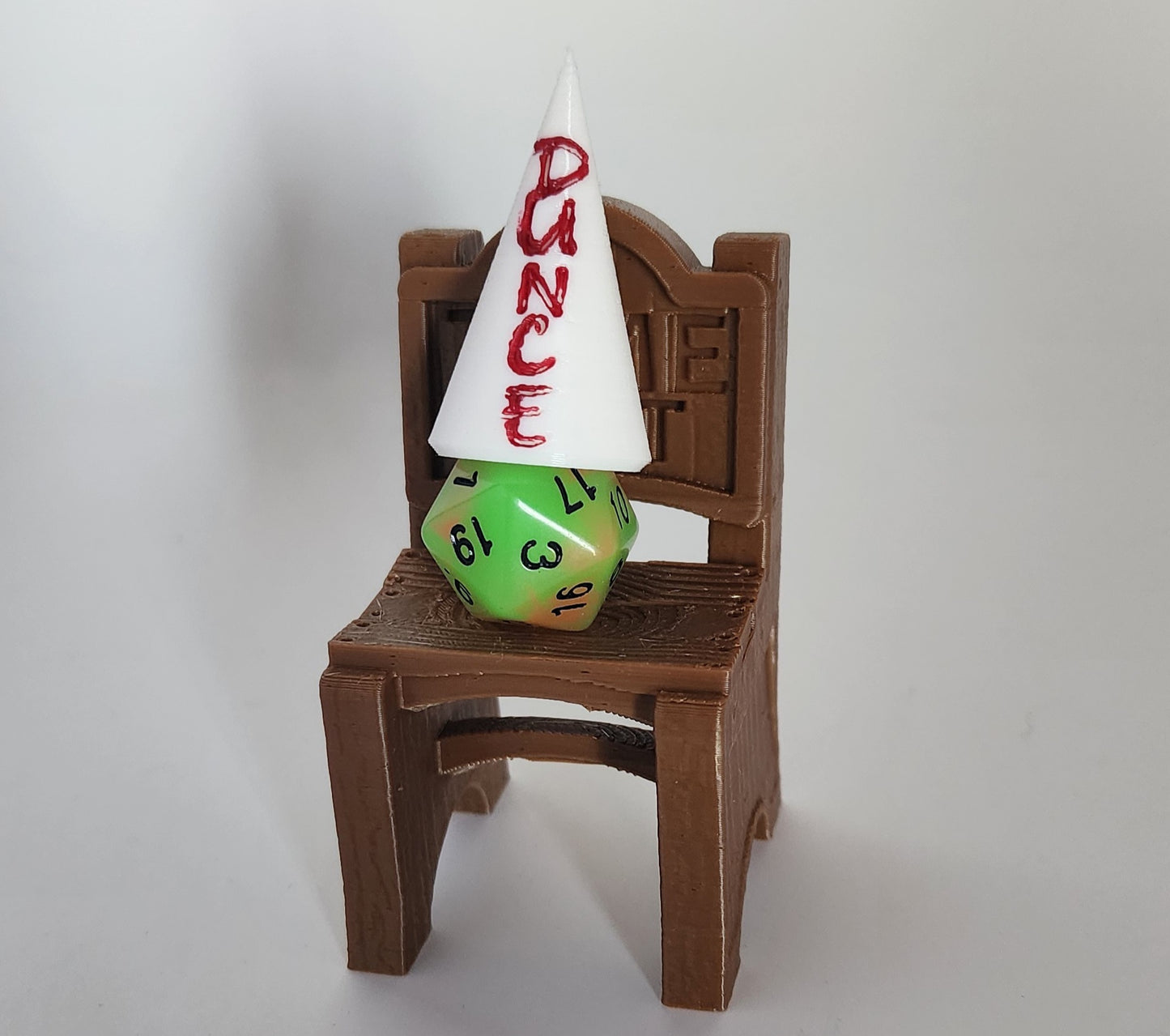 Dunce Hat and Chair Set - Dice Jail