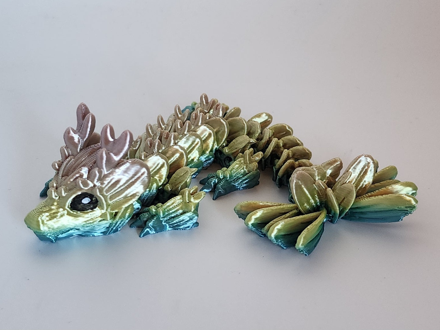 Rainbow Mini Mistletoe Dragon